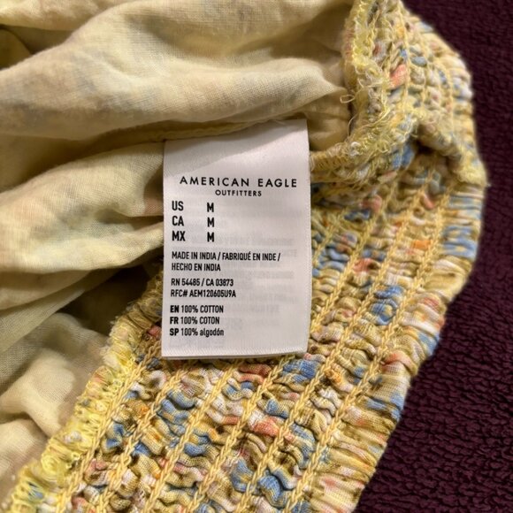 Bubble Sleeve Crop Blouse - Picture 5 of 7